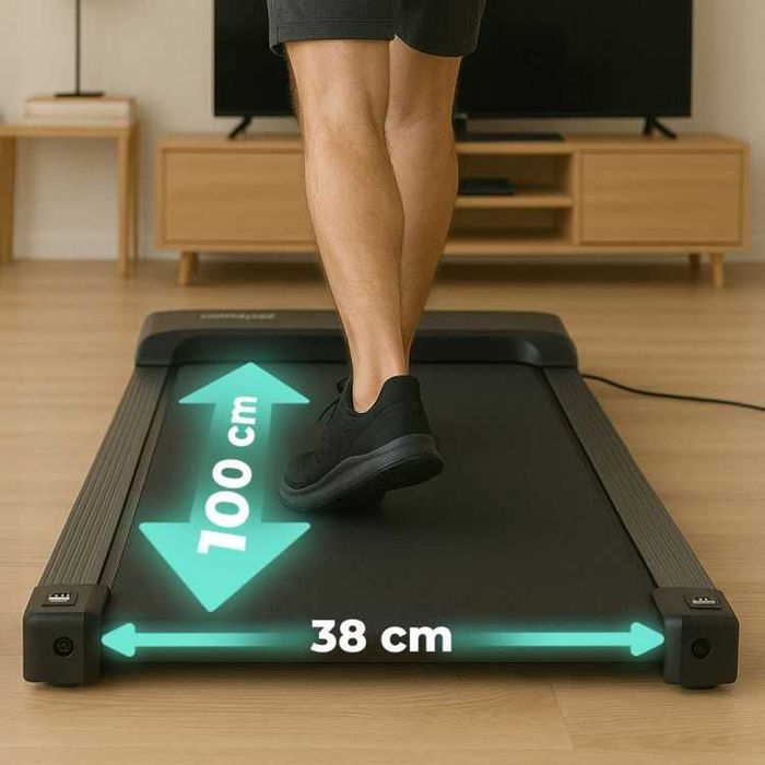 BIEŻNIA DOMOWA elektryczna / WALKING PAD treningowy do 6 km/h