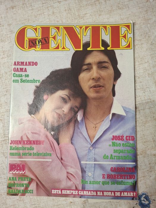 Revistas antigas nova gente e televisão