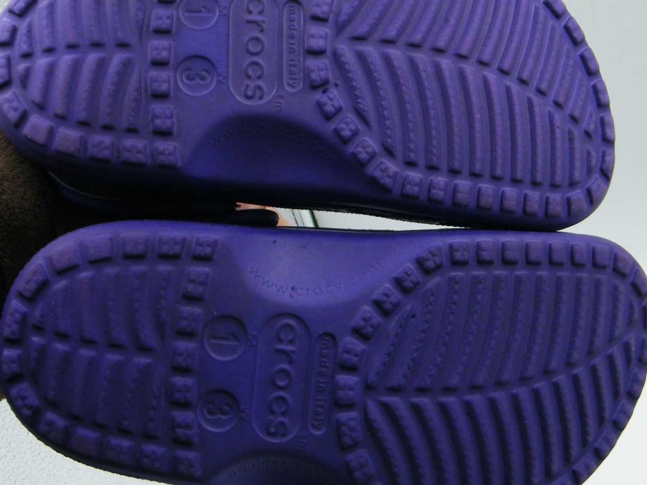 Crocs fiolet,zadbane