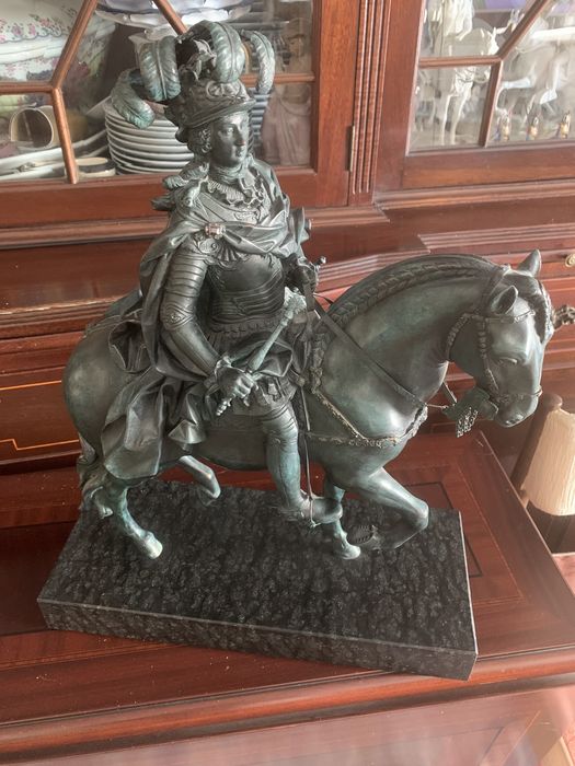 Escultura da estatua D. Jose - bronze - replica do modelo original