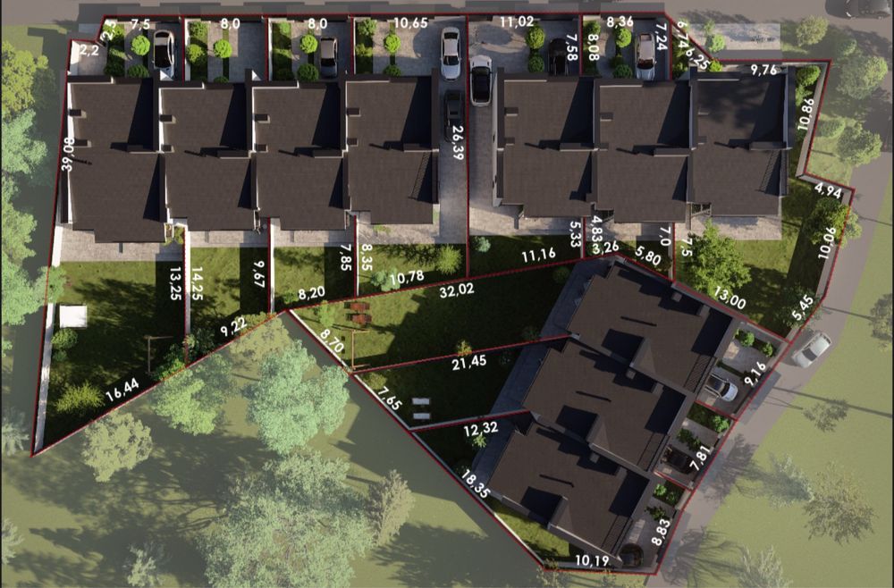 Продаж таунхаусів у Вовчинцях