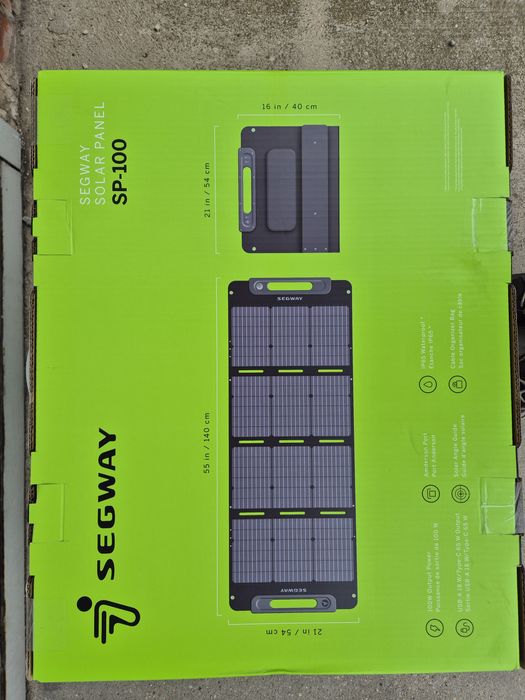 Mobilna Stacja Ładowania Segway Cube 1024Wh 2200W + Solar SP100
