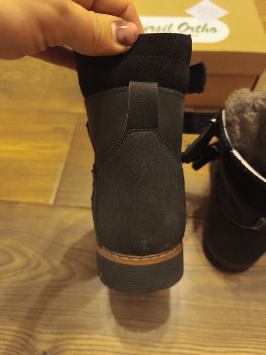Зимові, шкіряні, ортопедичні чоботи Ortop, 30