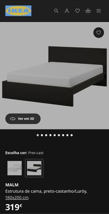 Vendo cama de casal - 180x200