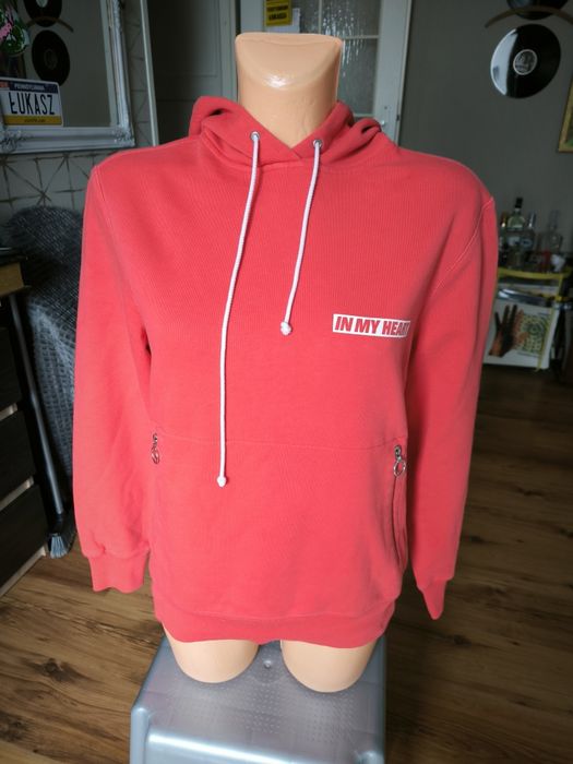 Tim Coppens bluza z kapturem unisex S damska kangurka czerwona
