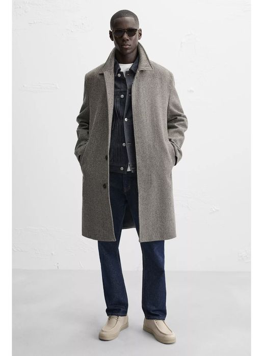 Шкіряні лофери від ZARA (розмір 45)