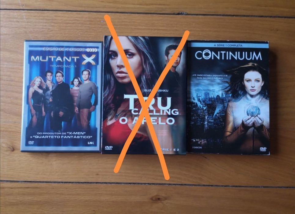 Séries a 8€ - Edições Portuguesas - Continuum, Mutant X, Tru Calling