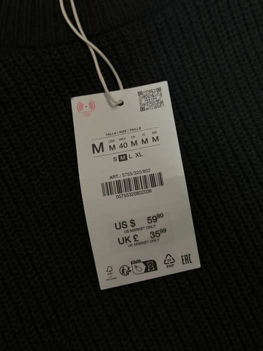 Светр  ZARA, новий