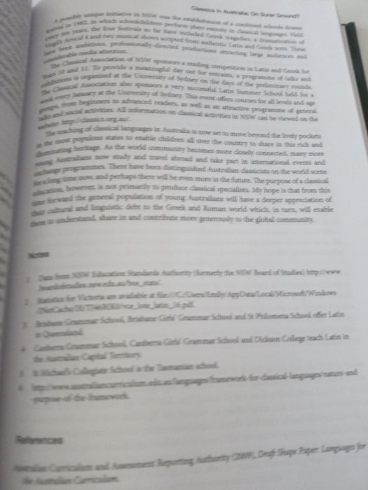 Forward with Classics: Classical Languages in Schools and Communities