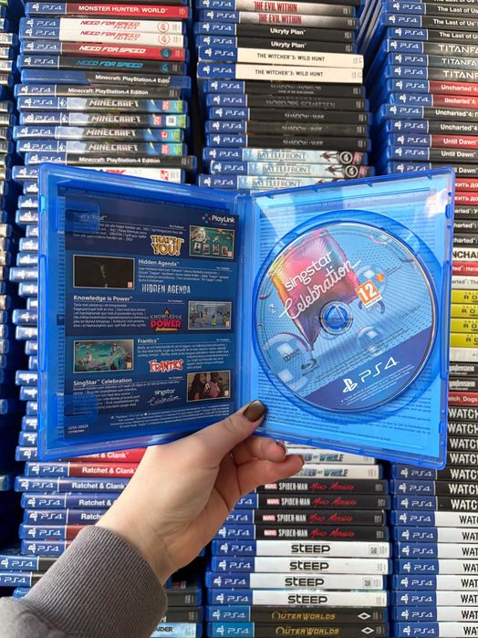 Гра Singstar Celebrattion на ps4, диск з грою на пс 4, ліцензія