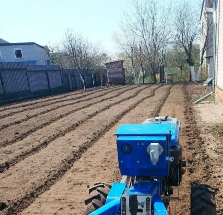 Вспашка участков тяжёлым мотоблоком: 180 грн. - Сад / город Чернігів на Olx