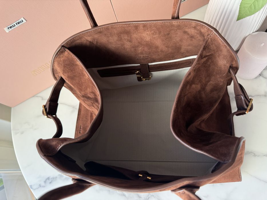 Torebka The Row Brown Suede