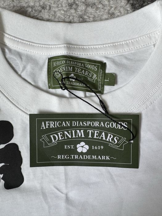 Biała Koszulka Denim Tears