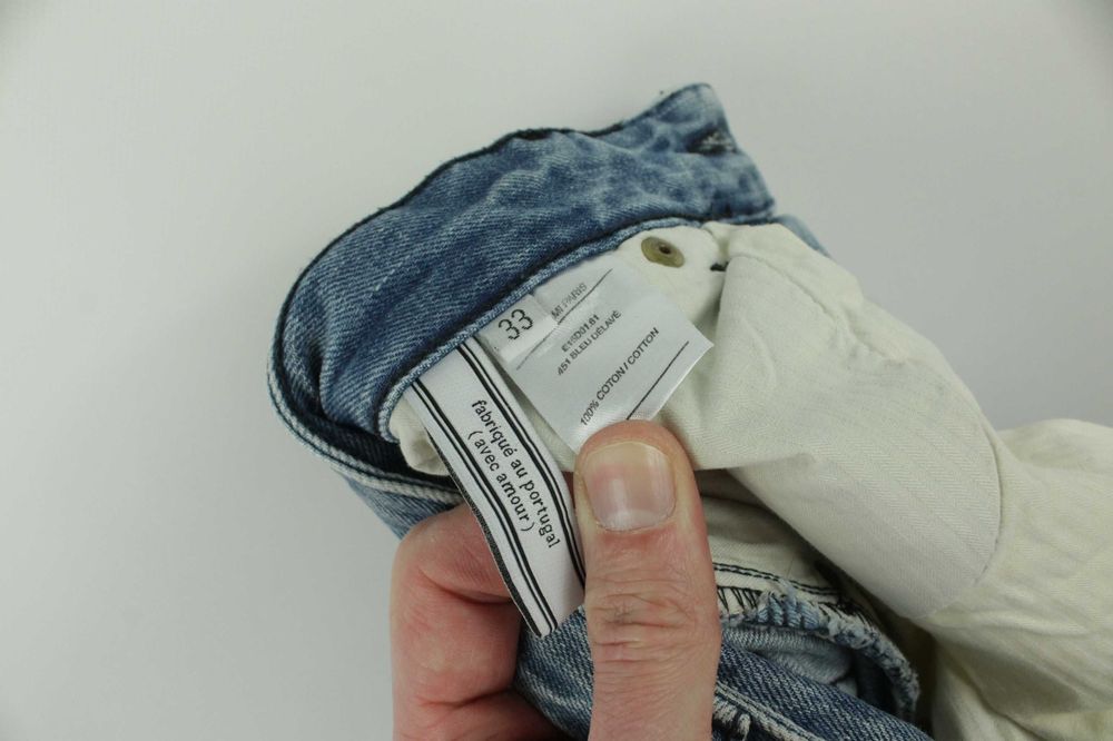 Класичні люкс джинси AMI Alexandre Mattiussi Blue Denim Straight Tapered Розмір W33/L34