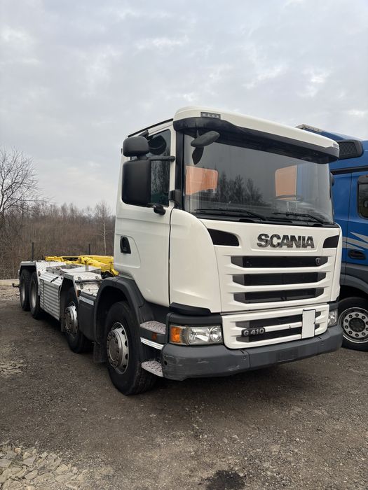Scania G 410 8x4  hakowiec palfinger