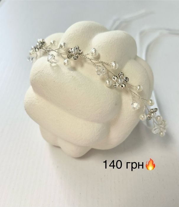 Обруч, віночок на голову, віночок для дівчаток, повязка для немовлят