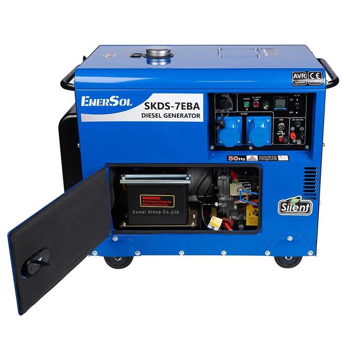 Генератор EnerSol, дизель, новий, гарантія, 6кВт