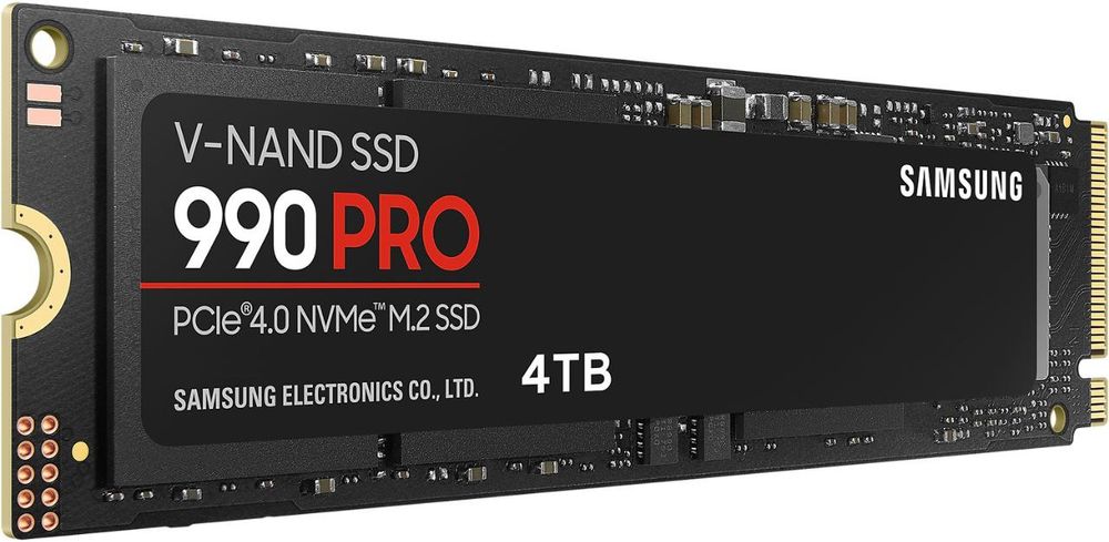 SSD диск Samsung 990 Pro 4TB M.2 PCIe 4.0 x4 NVMe 2.0 V-NAND 3bit MLC