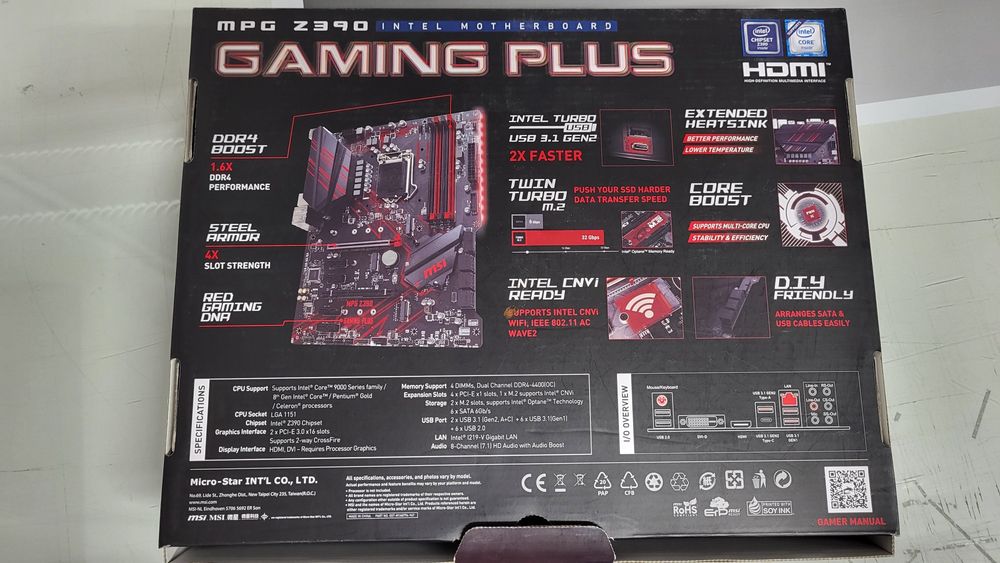 Płyta główna MSI MPG Z390 Gaming plus