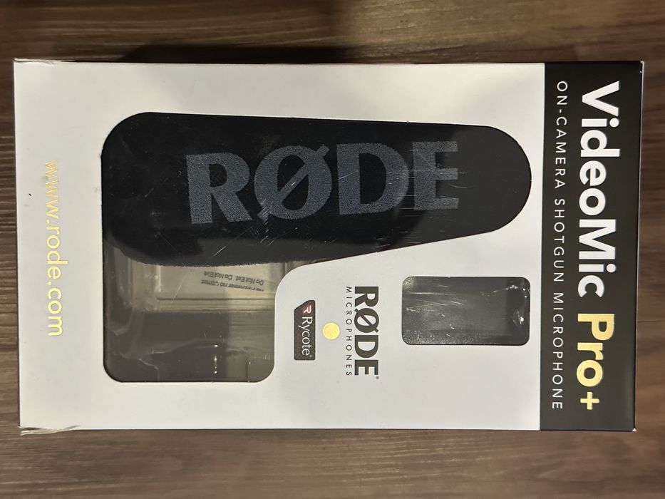 Rode VideoMic Pro+ (Com Caixa e Deadcat) – Como Novo!