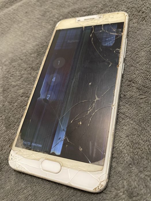 Смартфон Meizu M5 Note 32GB Silver White на запчасти