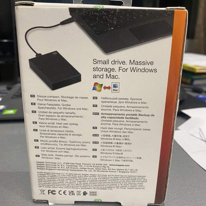 Зовнішній SSD накопичувач 2Тб Samsung T5 EVO/5ТБ SEAGATE