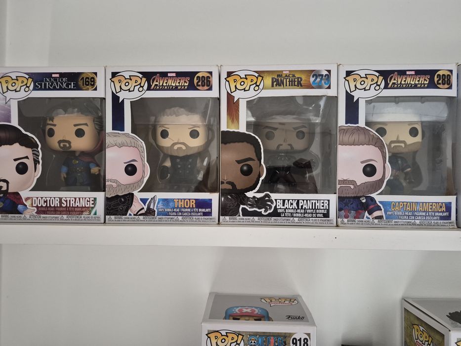 Funko pop-animes, marvel