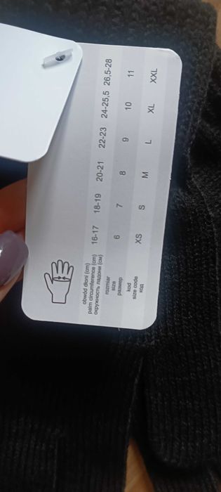 Spredam nowe rękawice męskie czarne