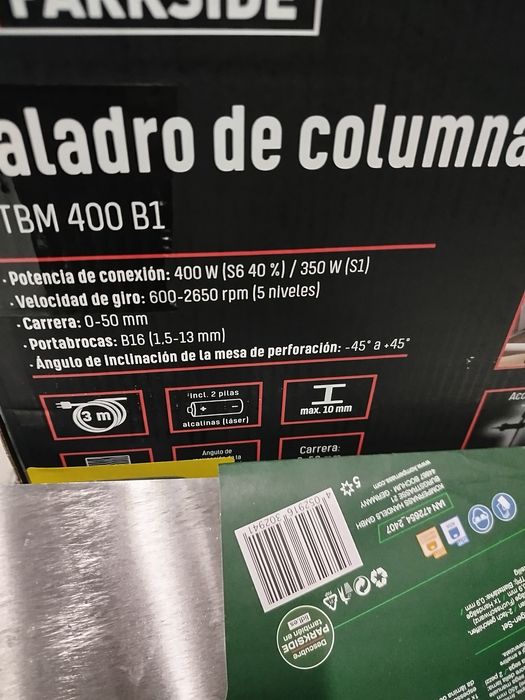 Furradora vertical coluna