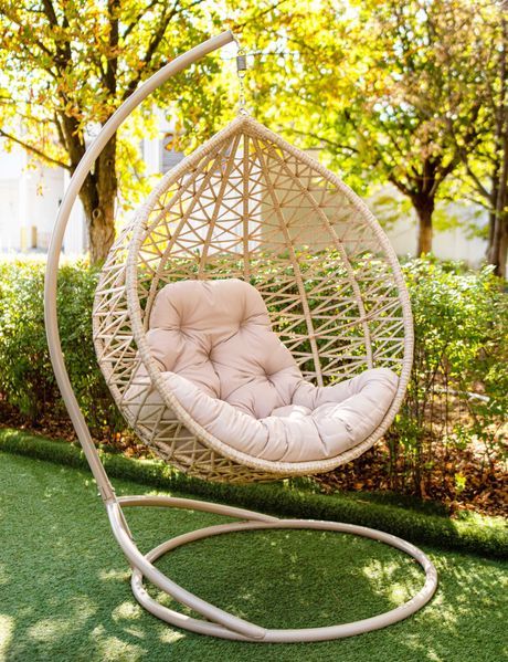 Кресло-Кокон Подвесное плетёное ротангом. Лучшая цена. Производство