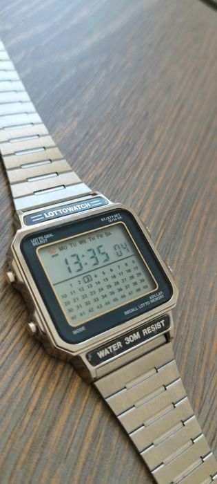 Lotto watch zegarek lcd vintage  lottowatch