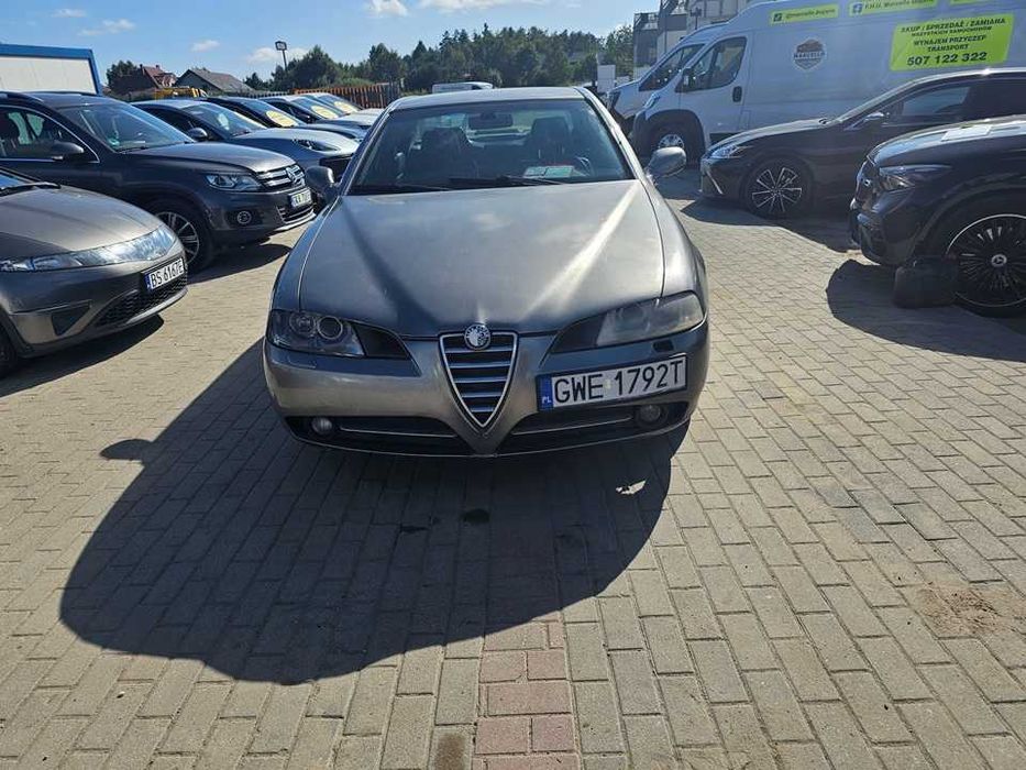 Alfa Romeo 166/PT do 2027r/2.4JTD diesel/150KM/2004r/skóry/okazja