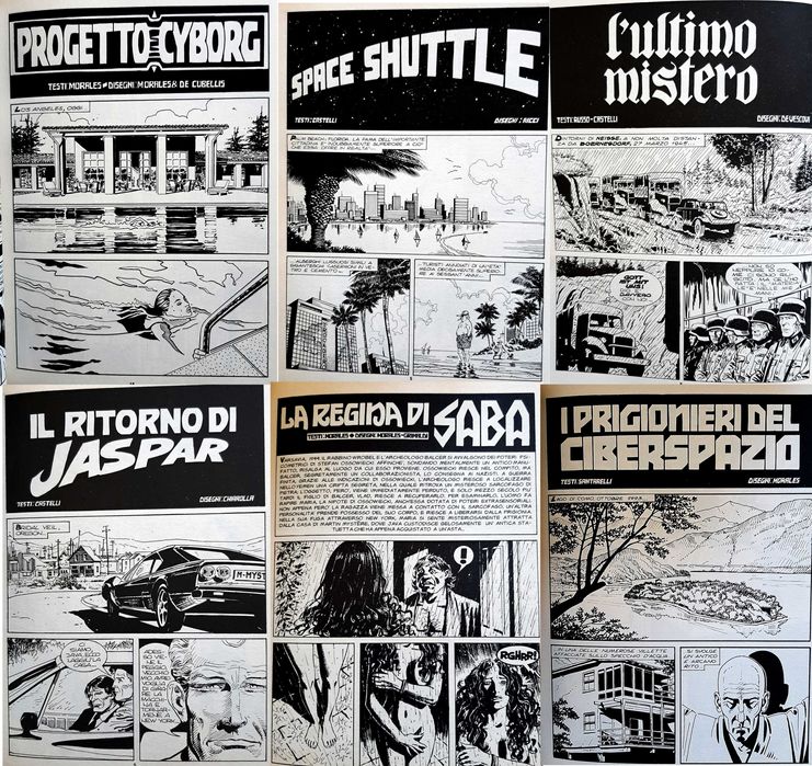 Lote Martin Mystère, BD original em italiano. 67 álbuns série regular