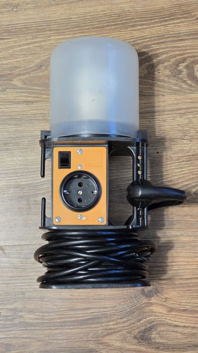 Przedłużacz roboczy 10m z żarówką