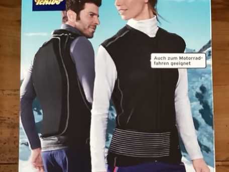 Горнолыжная защита спины детская TCM Tchibo, размер XS, мотозащита