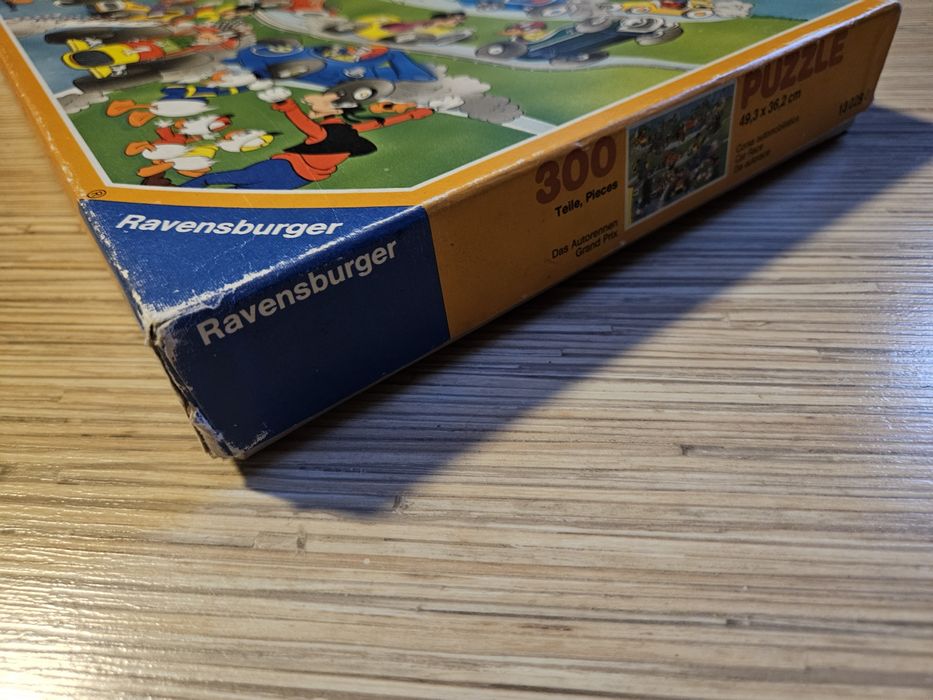 Puzzle (-3 braki) 300 elementów 1983 rok myszka miki disney ravensburg