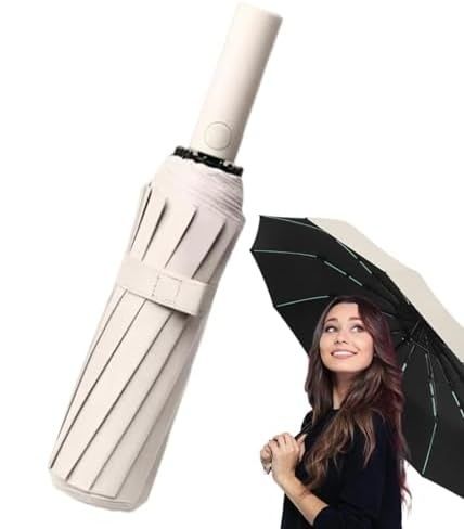 Parasol Składany Automatyczny Czarny Parasolka Składana Automat Damska