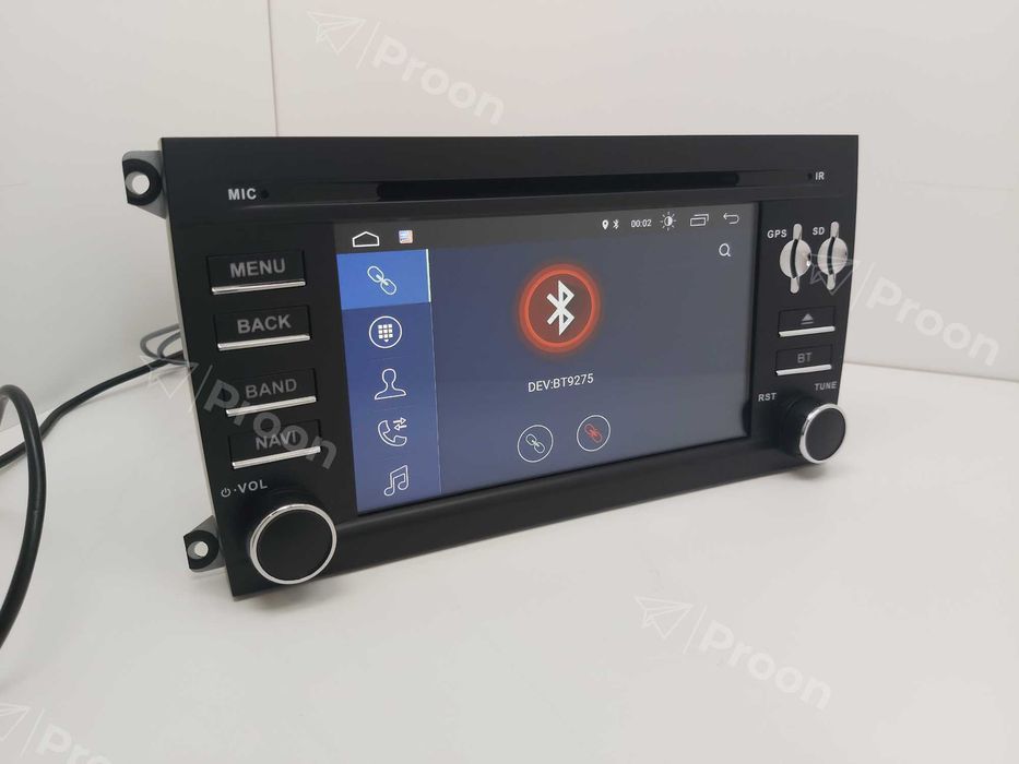 Auto Radio Porsche Cayenne S GTS 2Din Ano 2003 até 2010