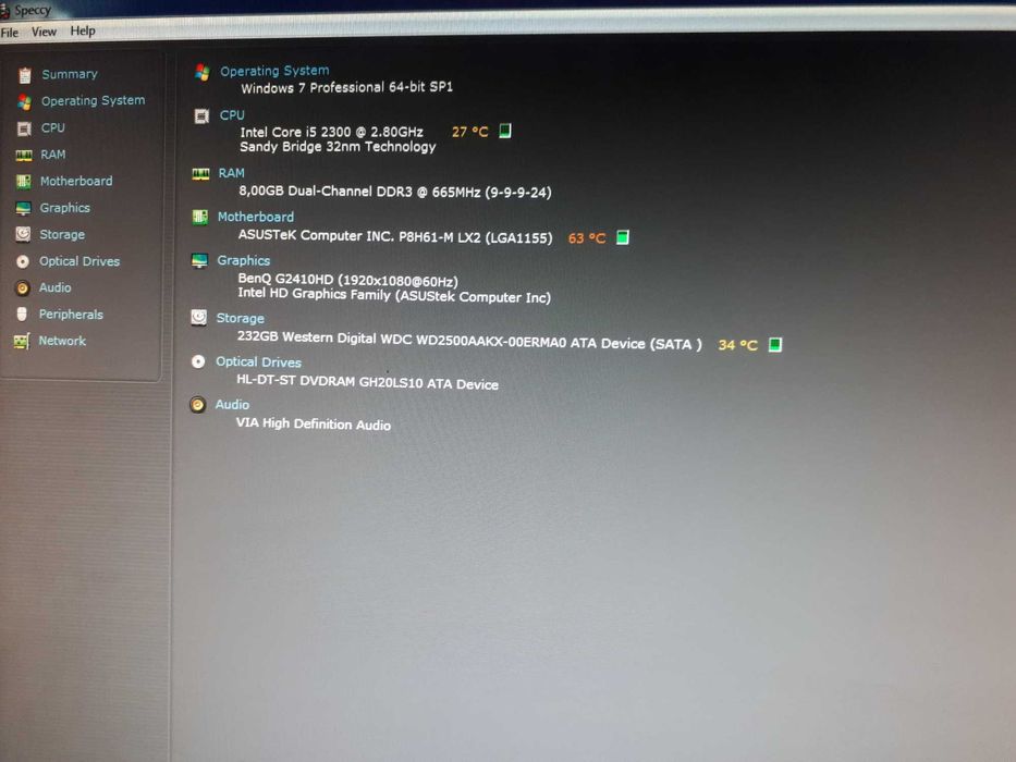 Płyta główna Asus + procesor i5 + 8GB Ram zestaw
