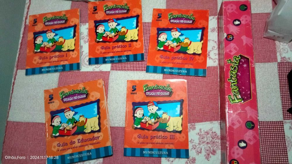 Livros pedagógicos e educativos Pré-escolar - Coleção Fantasia -