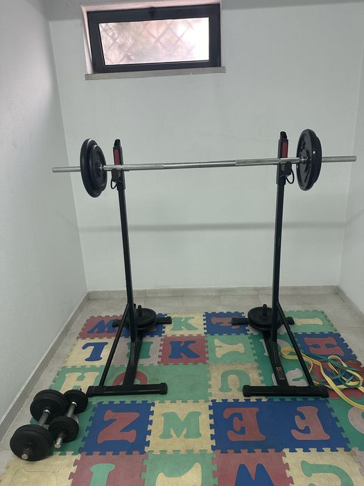 Rack 100 musculação Decathlon