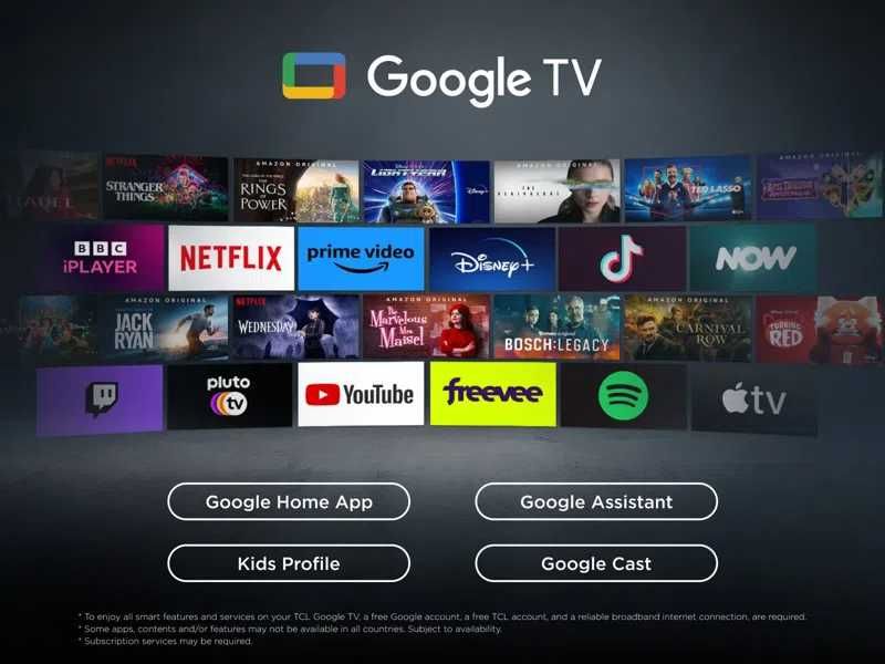 Телевізор TCL QD-Mini LED 55Q6C 144 Гц Нові! Запечатані!