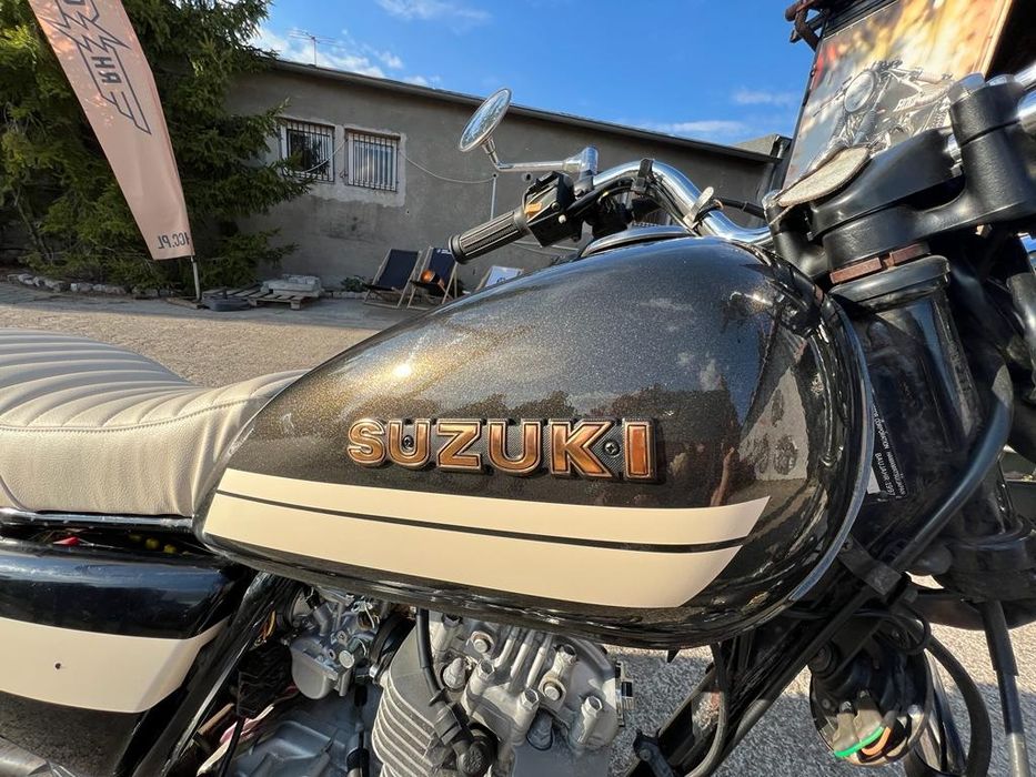 Suzuki gn custom, przebudowany,
