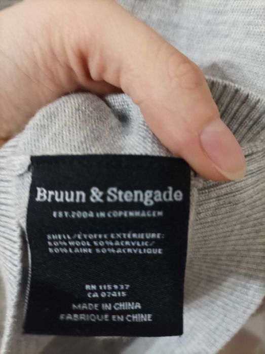 Sweter 50% wełny Bruun stengade