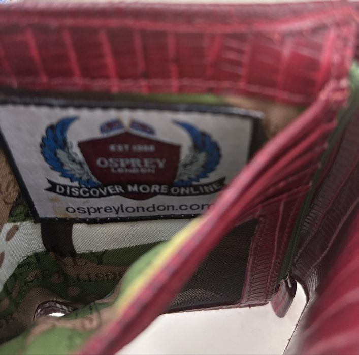 Шкіряний гаманець Osprey London (оригінал)