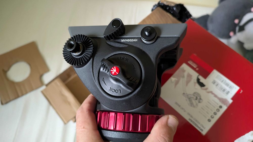 Manfrotto MVH502AH głowica wideo Fluid Head JAK NOWA