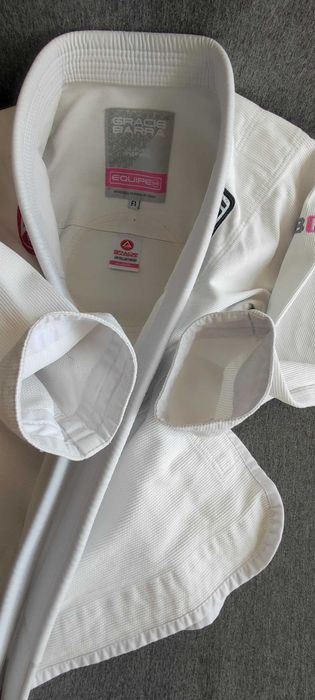 Kimono Feminino Gracie Barra, tamanho F1, branco, usado, bom estado