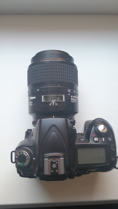 Nikon d90 + 105 2.8 macro з 2 акумуляторами та зарядним