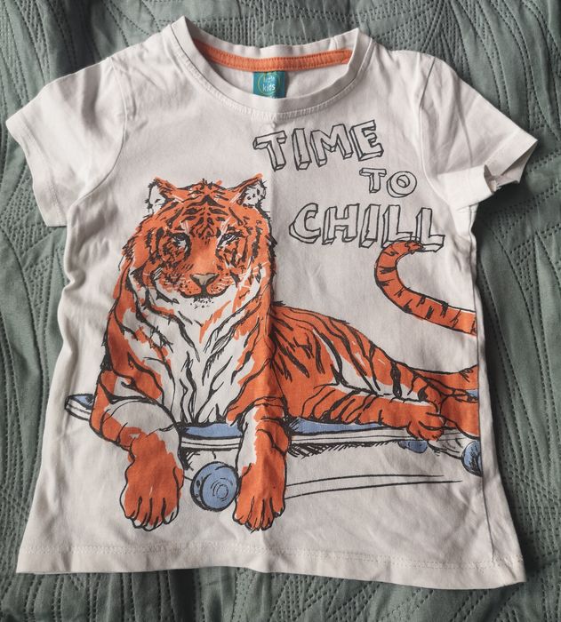 Zestaw t-shirt i spodenki Tygrys 92-98cm