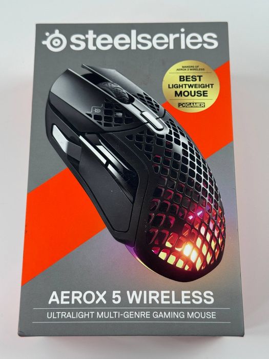 Bezprzewodowa mysz gamingowa SteelSeries Aerox 5 Wireless Black